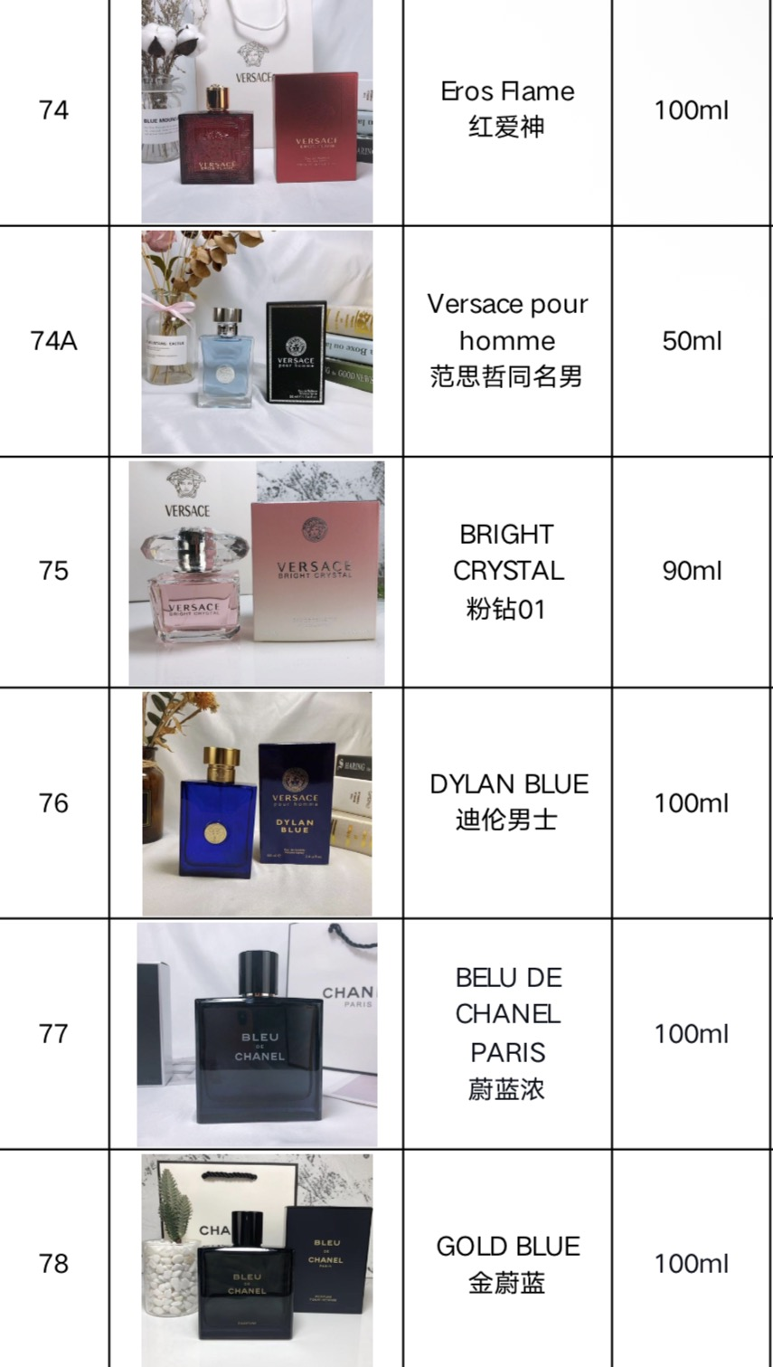 Perfumes/Colognes