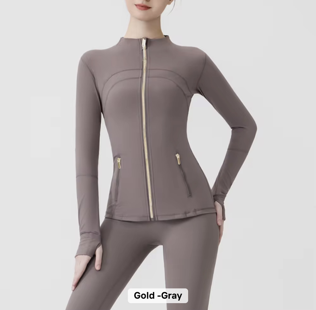 Lululemon Define Jackets Full Length Gold