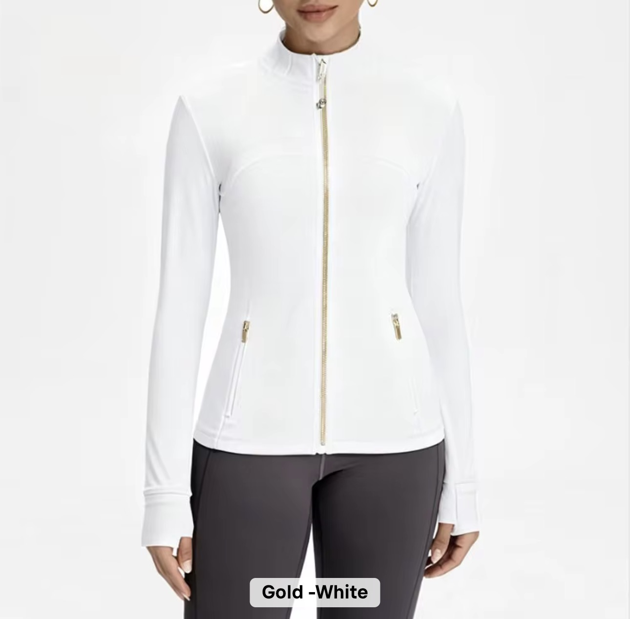 Lululemon Define Jackets Full Length Gold